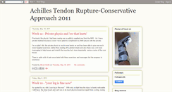 Desktop Screenshot of achillestendonruptureconservative2011.blogspot.com