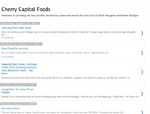 Tablet Screenshot of cherrycapitalfoodsllc.blogspot.com