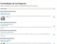 Tablet Screenshot of curiosidades-negocios.blogspot.com