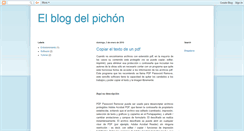 Desktop Screenshot of blogpichon.blogspot.com