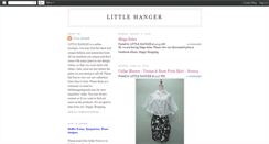 Desktop Screenshot of littlehanger.blogspot.com