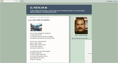 Desktop Screenshot of elpoetaenmi.blogspot.com