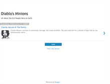 Tablet Screenshot of diablosminions.blogspot.com