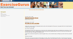 Desktop Screenshot of exercisegurus.blogspot.com