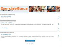 Tablet Screenshot of exercisegurus.blogspot.com