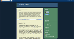 Desktop Screenshot of gurbanikatha.blogspot.com