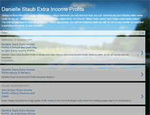 Tablet Screenshot of daniellestaubextraincomeprofits.blogspot.com