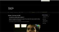 Desktop Screenshot of danteelpersonaje.blogspot.com