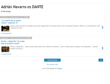 Tablet Screenshot of danteelpersonaje.blogspot.com