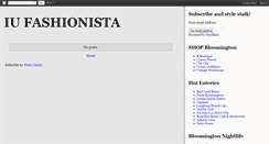 Desktop Screenshot of iufashionista.blogspot.com