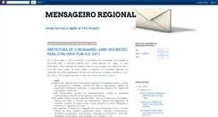 Desktop Screenshot of mensageiroregional.blogspot.com