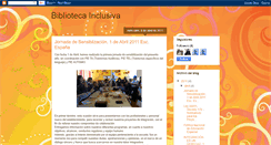 Desktop Screenshot of biblioinclusiva.blogspot.com