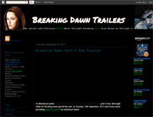 Tablet Screenshot of breaking-dawn-trailers.blogspot.com