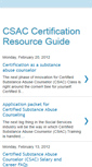 Mobile Screenshot of csac-resource-guide.blogspot.com
