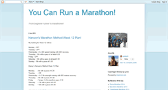 Desktop Screenshot of beginnersmarathon.blogspot.com