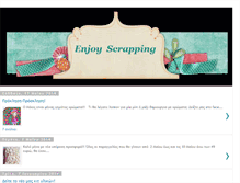 Tablet Screenshot of enjoyscrapping.blogspot.com