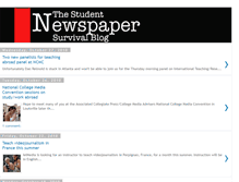 Tablet Screenshot of collegenewspaper.blogspot.com