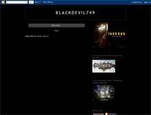 Tablet Screenshot of blackdevil749movies.blogspot.com