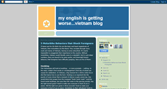 Desktop Screenshot of myenglishisgettingworse.blogspot.com