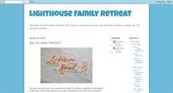 Desktop Screenshot of lighthousefamilyretreat.blogspot.com