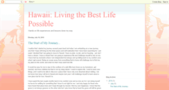 Desktop Screenshot of hawaiilivingthebestlifepossible.blogspot.com