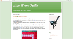 Desktop Screenshot of bluewrenquilts.blogspot.com