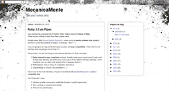 Desktop Screenshot of mecanicamente.blogspot.com