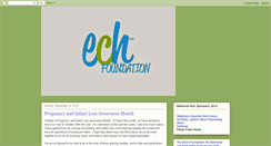 Desktop Screenshot of echfoundation.blogspot.com