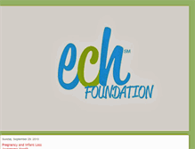 Tablet Screenshot of echfoundation.blogspot.com