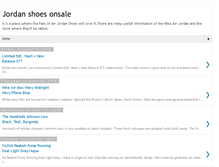 Tablet Screenshot of jordan-shoes-onsale.blogspot.com