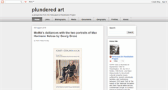 Desktop Screenshot of plundered-art.blogspot.com