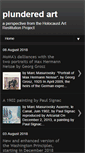 Mobile Screenshot of plundered-art.blogspot.com