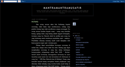 Desktop Screenshot of mantramantramusafir.blogspot.com