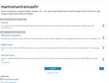 Tablet Screenshot of mantramantramusafir.blogspot.com