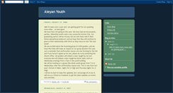 Desktop Screenshot of aleyanyouth.blogspot.com