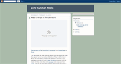 Desktop Screenshot of lonegunmanmedia.blogspot.com