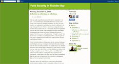 Desktop Screenshot of foodsecurityinthunderbay.blogspot.com