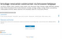 Tablet Screenshot of bricolage-renovation.blogspot.com