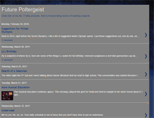 Tablet Screenshot of futurepoltergeist.blogspot.com