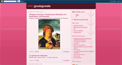 Desktop Screenshot of jysuisjyreste.blogspot.com