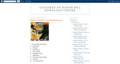 Desktop Screenshot of childrenofbodom-mp3-download.blogspot.com