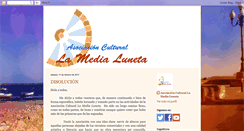 Desktop Screenshot of lamedialuneta.blogspot.com