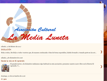 Tablet Screenshot of lamedialuneta.blogspot.com