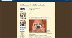 Desktop Screenshot of mhlhausen-geschichteundmehr.blogspot.com