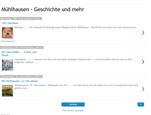 Tablet Screenshot of mhlhausen-geschichteundmehr.blogspot.com
