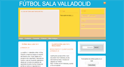 Desktop Screenshot of futbolsalavallisoletano.blogspot.com