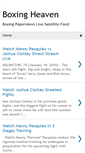 Mobile Screenshot of boxingheaven.blogspot.com