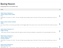 Tablet Screenshot of boxingheaven.blogspot.com