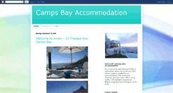 Desktop Screenshot of campsbayaccommodation.blogspot.com