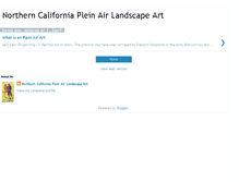 Tablet Screenshot of california-plein-art-landscapes-art.blogspot.com